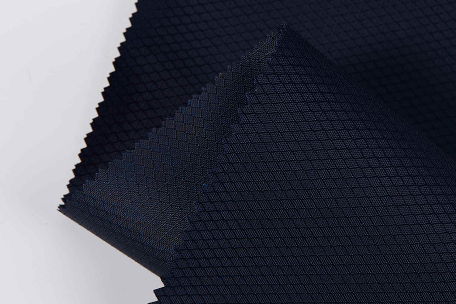 Nylon Diamond Pattern Jacquard con PU